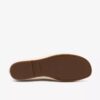 Womens Livia Lily Cream Leather Ballet Flats
