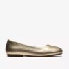 Womens Livia Lily Soft Gold Ballet Flats