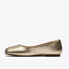 Womens Livia Lily Soft Gold Ballet Flats