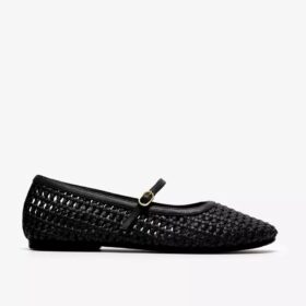 Womens Livia Sky Black Weave Bar Shoes Womens Livia Sky Black Weave Bar Shoes