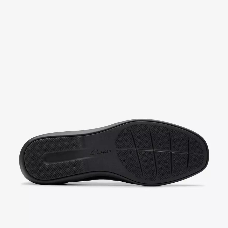 Womens Lynell Edge Black Leather Loafers Womens Lynell Edge Black Leather Loafers