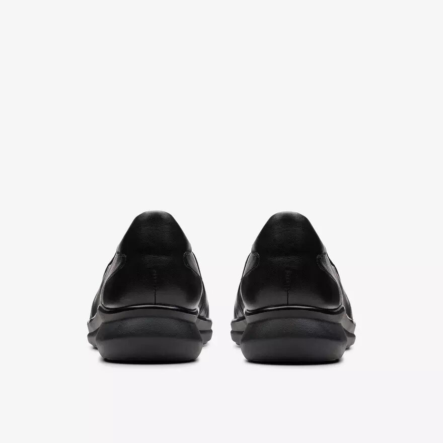 Womens Lynell Edge Black Leather Loafers Womens Lynell Edge Black Leather Loafers