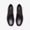 Womens Lynell Edge Black Leather Loafers Womens Lynell Edge Black Leather Loafers