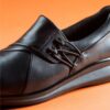 Womens Lynell Slip Black Leather Slip-Ons Womens Lynell Slip Black Leather Slip-Ons