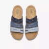 Womens Maelynn Abby Blue Combination Flat Sandals Womens Maelynn Abby Blue Combination Flat Sandals
