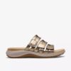 Womens Maelynn Abby Gold Metallic Flat Sandals Womens Maelynn Abby Gold Metallic Flat Sandals