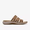 Womens Maelynn Abby Tan Leather Flat Sandals Womens Maelynn Abby Tan Leather Flat Sandals