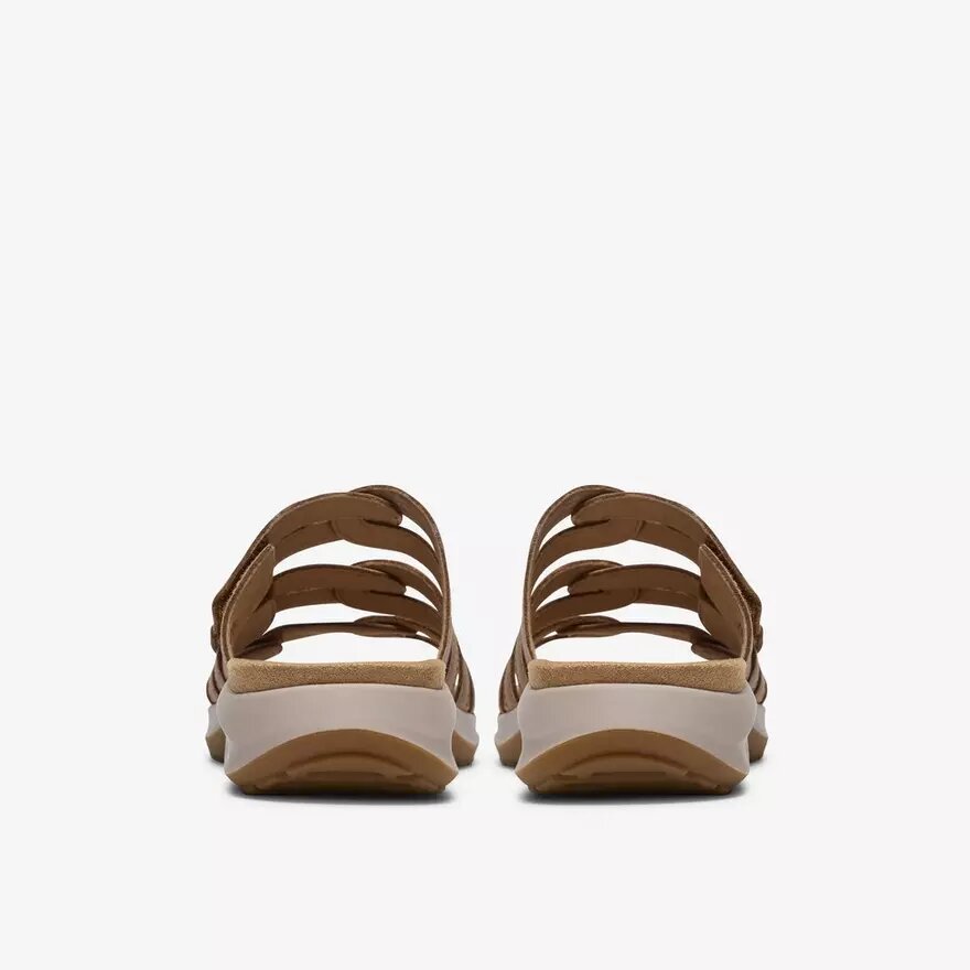 Womens Maelynn Abby Tan Leather Flat Sandals Womens Maelynn Abby Tan Leather Flat Sandals