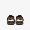 Womens Maelynn Gem Black Nubuck Flat Sandals