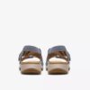 Womens Maelynn Gem Denim Blue Nubuck Flat Sandals