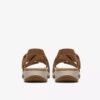 Womens Maelynn Gem Tan Nubuck Flat Sandals Womens Maelynn Gem Tan Nubuck Flat Sandals