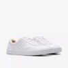 Womens Makea Court White Leather Sneakers Womens Makea Court White Leather Sneakers
