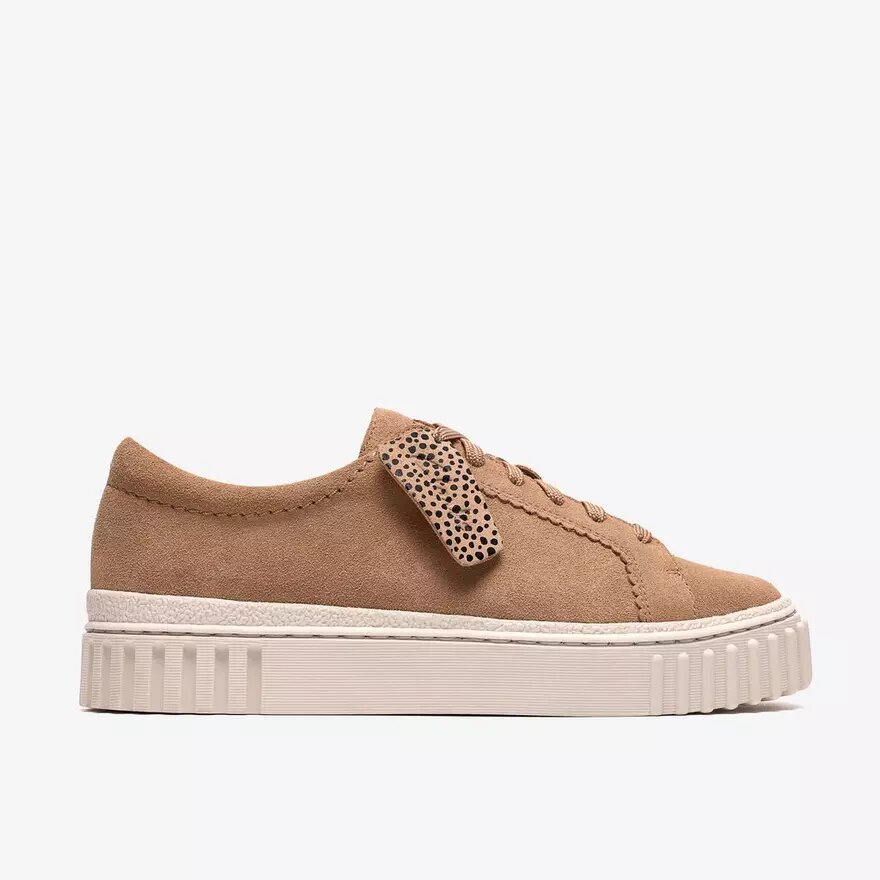 Womens Mayhill Walk Beige Suede Sneakers Womens Mayhill Walk Beige Suede Sneakers