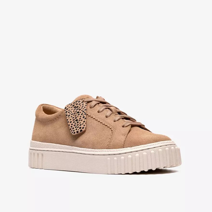 Womens Mayhill Walk Beige Suede Sneakers Womens Mayhill Walk Beige Suede Sneakers