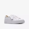 Womens Mayhill Walk White Leather Sneakers Womens Mayhill Walk White Leather Sneakers