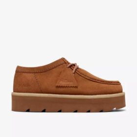 Womens Meare Walla Mid Tan Suede Wallabees