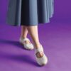 Womens Meridor Jane off White Suede Mary Janes