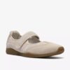 Womens Meridor Jane off White Suede Mary Janes