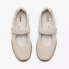 Womens Meridor Jane off White Suede Mary Janes