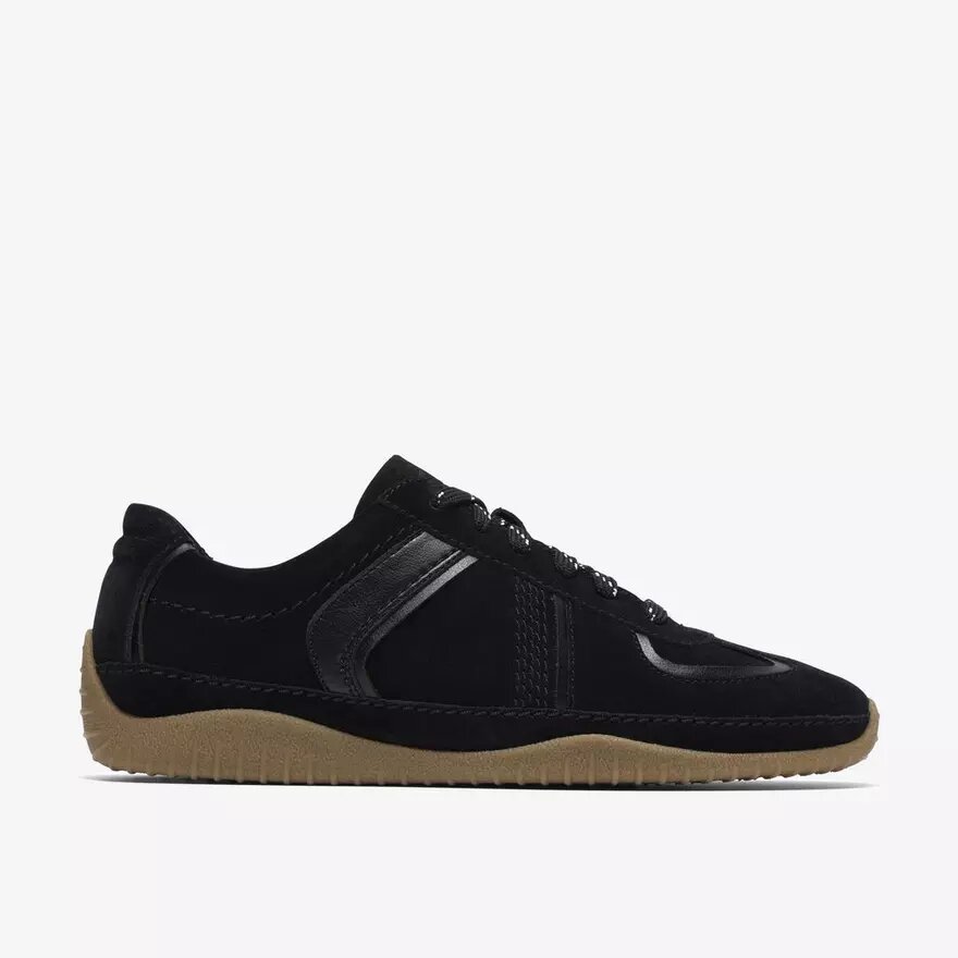 Womens Meridor Lo Black Suede Sneakers Womens Meridor Lo Black Suede Sneakers