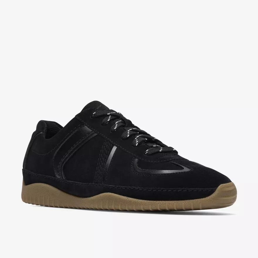 Womens Meridor Lo Black Suede Sneakers Womens Meridor Lo Black Suede Sneakers