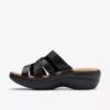 Womens Merliah2 Cove Black Leather Wedges