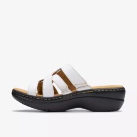 Womens Merliah2 Cove White Leather Wedges