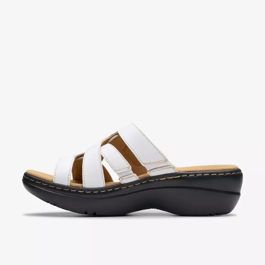 Womens Merliah2 Cove White Leather Wedges Womens Merliah2 Cove White Leather Wedges