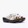 Womens Merliah2 Cove White Leather Wedges Womens Merliah2 Cove White Leather Wedges