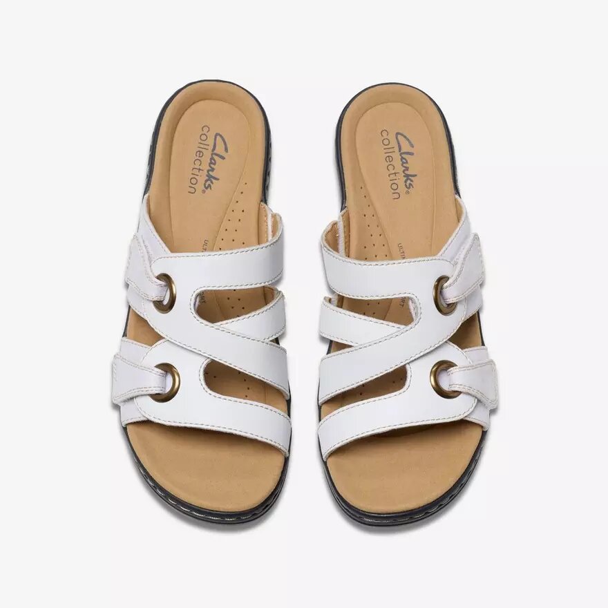 Womens Merliah2 Cove White Leather Wedges Womens Merliah2 Cove White Leather Wedges