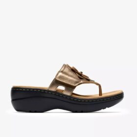 Womens Merliah2 Kyla Gold Metallic Wedges