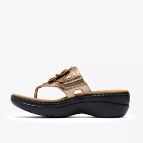 Womens Merliah2 Kyla Gold Metallic Wedges