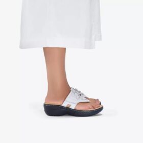 Womens Merliah2 Kyla White Combination Wedges