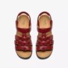 Womens Merliah2 Ruby Red Leather Wedges Womens Merliah2 Ruby Red Leather Wedges