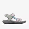 Womens Mira Bay Grey/Green Strappy Sandals