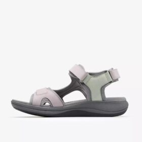 Womens Mira Bay Grey/Green Strappy Sandals Womens Mira Bay Grey/Green Strappy Sandals