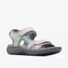 Womens Mira Bay Grey/Green Strappy Sandals