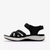 Womens Mira Shore Black Strappy Sandals