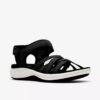 Womens Mira Shore Black Strappy Sandals