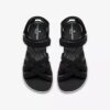 Womens Mira Shore Black Strappy Sandals