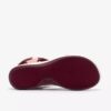 Womens Mira Shore Maroon Strappy Sandals
