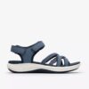 Womens Mira Shore Navy Strappy Sandals