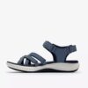 Womens Mira Shore Navy Strappy Sandals
