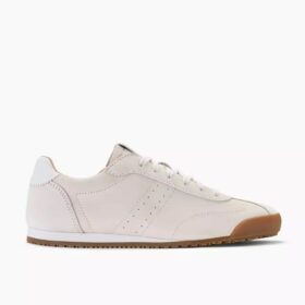 Womens Moritz Lo2 off White Suede Sneakers