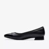 Womens Natalyn Dk Black Leather Slip-Ons Womens Natalyn Dk Black Leather Slip-Ons