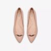Womens Natalyn Trim Light Pink Leather Slip-Ons Womens Natalyn Trim Light Pink Leather Slip-Ons