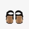 Womens Nerisa West Black Nubuck Wedges Womens Nerisa West Black Nubuck Wedges
