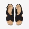 Womens Nerisa West Black Nubuck Wedges Womens Nerisa West Black Nubuck Wedges