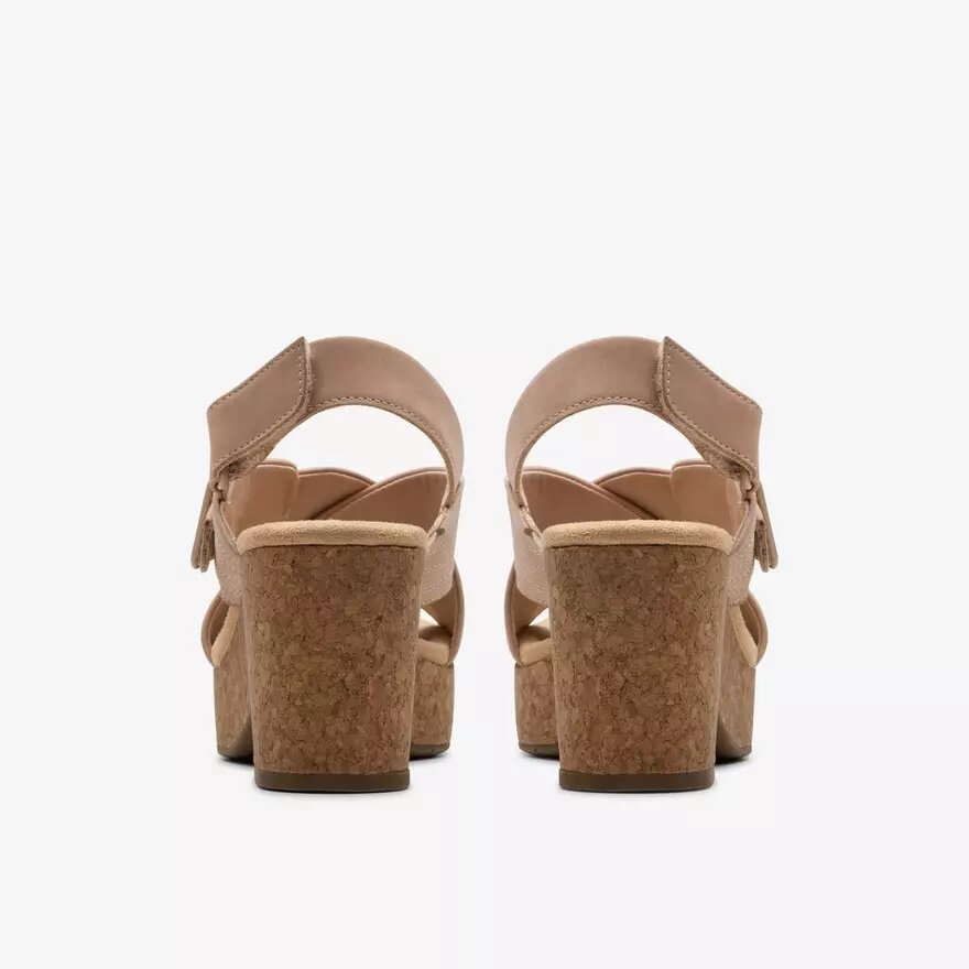 Womens Nerisa West Sand Nubuck Wedges Womens Nerisa West Sand Nubuck Wedges