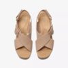 Womens Nerisa West Sand Nubuck Wedges Womens Nerisa West Sand Nubuck Wedges